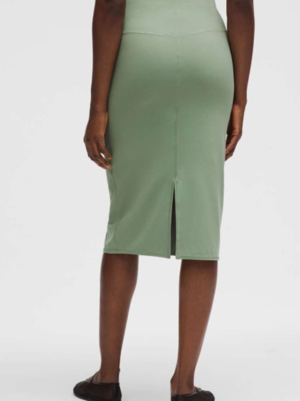 (NWOT) Nulu Slim-Fit High-Rise Midi Skirt (S)